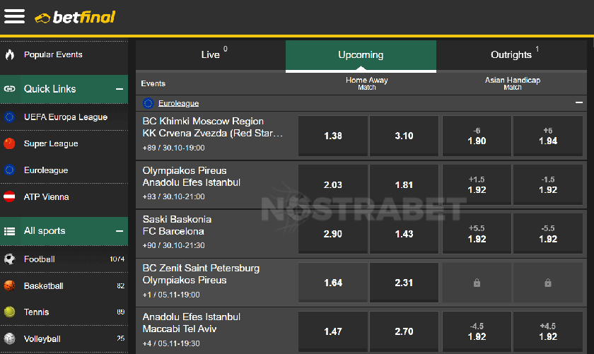 Betfinal Sportsbook