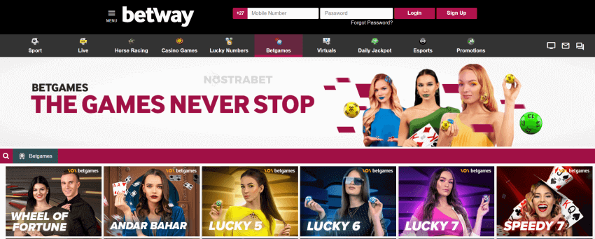 betway lotto betgames