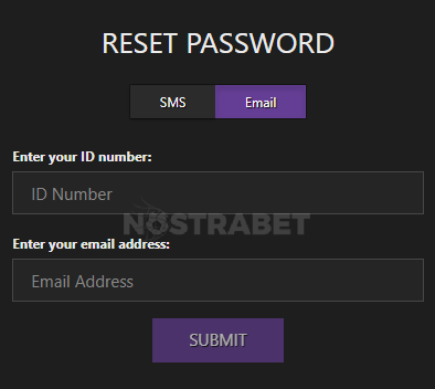 Hollywoodbets Reset Password via Email