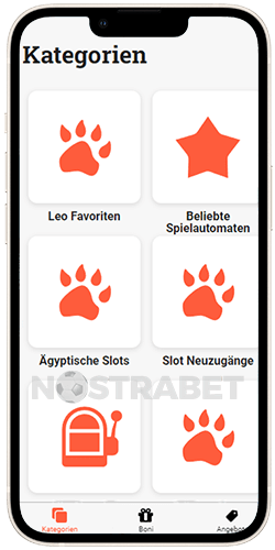 LeoVegas Casino-Spielekategorien iOS