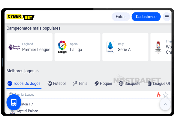 vers?o do site móvel do cyberbet