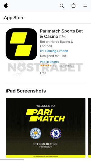 parimatch ios app download