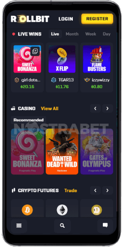 Rollbit Casino Mobile Version