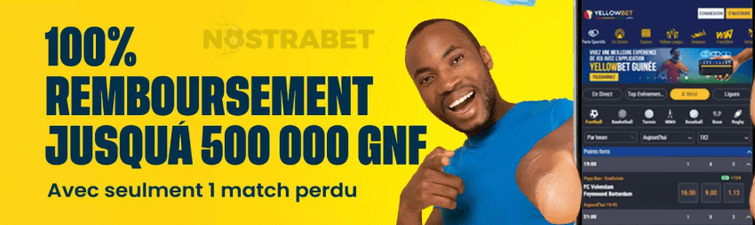 Yellowbet Guinea cashback